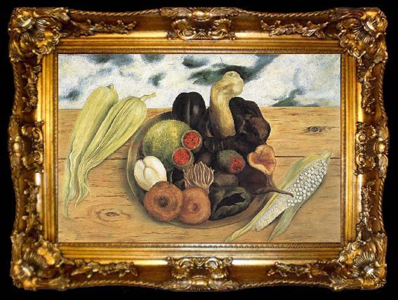 framed  Frida Kahlo Fruit of the Earth, ta009-2